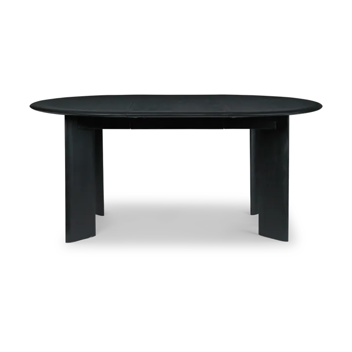 Tavolo da pranzo Bevel Extendable - Faggio oliato nero, incl. 2 prolunga - Ferm Living