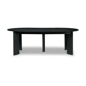 Tavolo da pranzo Bevel Extendable - Faggio oliato nero, incl. 2 prolunga - Ferm Living