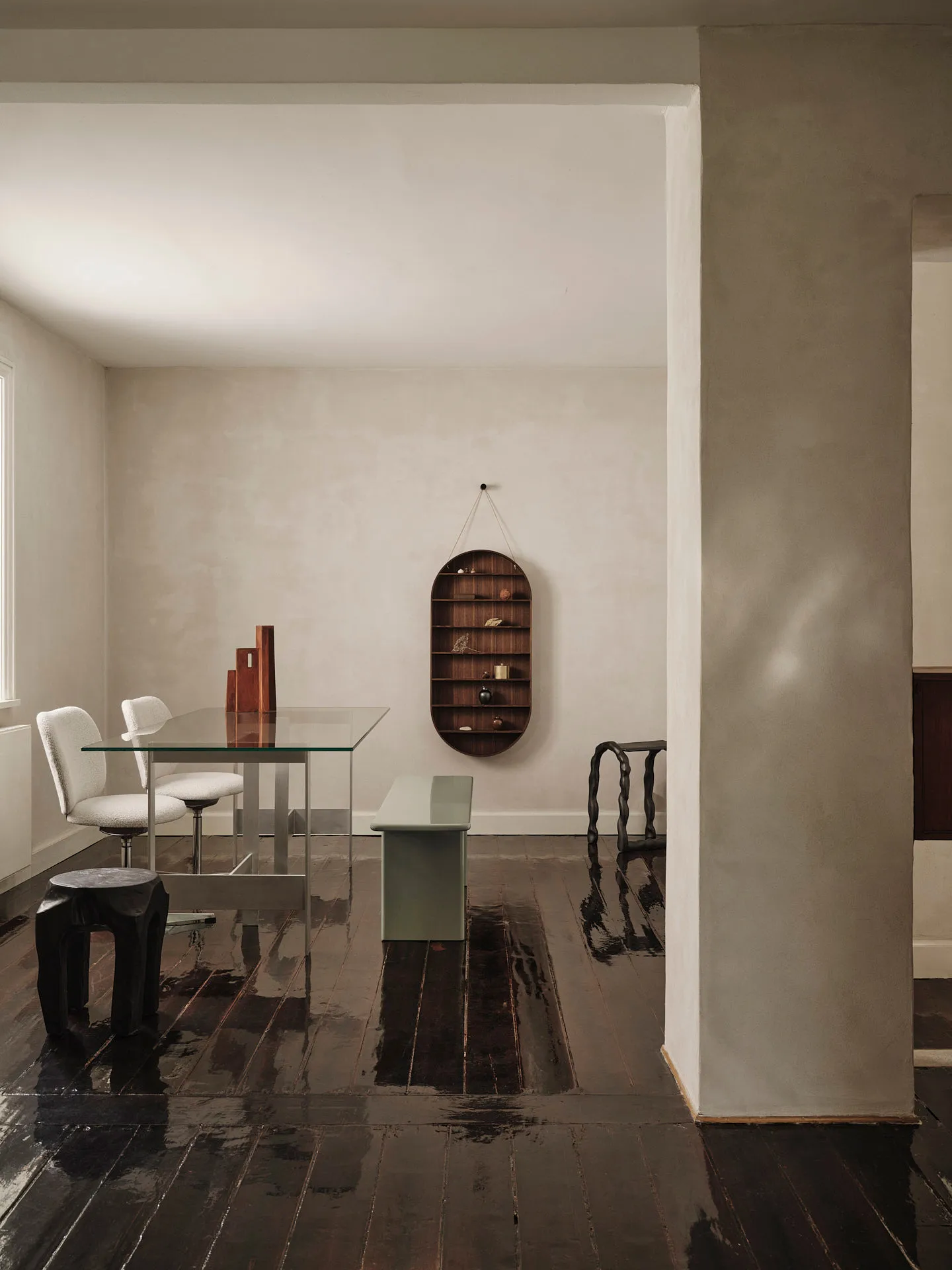 Tavolo da pranzo Lager 90x200 cm, Glass-aluminium Ferm Living