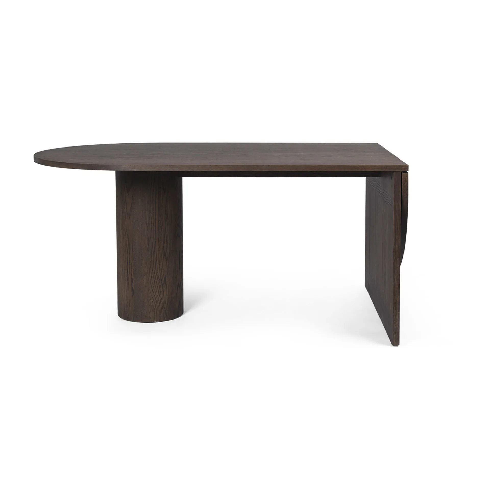 Tavolo da pranzo Pylo 210x100x74 cm, Dark stained oak Ferm Living