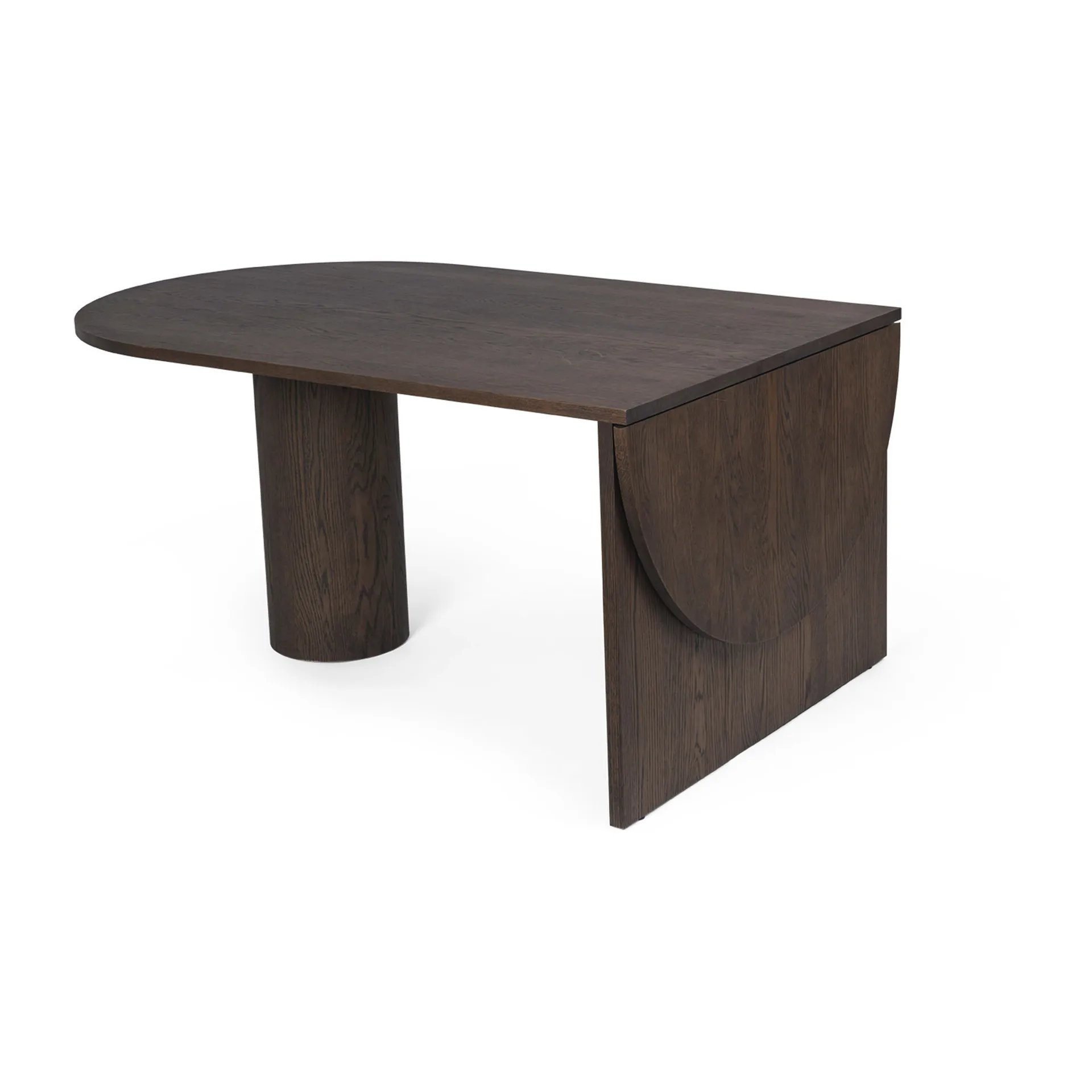 Tavolo da pranzo Pylo 210x100x74 cm, Dark stained oak Ferm Living