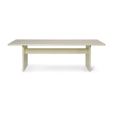 Tavolo da pranzo Rink grande 240x90x74 cm - Guscio d'uovo - Ferm Living