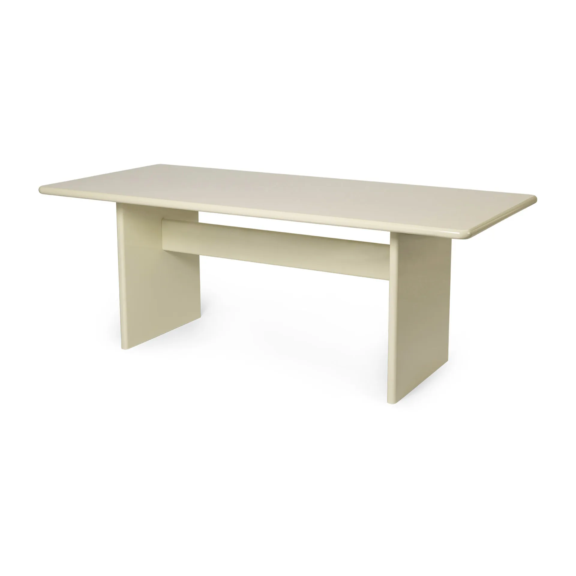 Tavolo da pranzo Rink piccolo 200x90x74 cm, Guscio d'uovo Ferm Living
