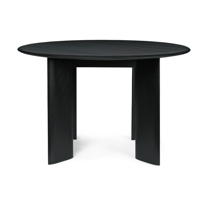 Tavolo da pranzo rotondo - Faggio nero oliato, Ø117 cm - Ferm LIVING