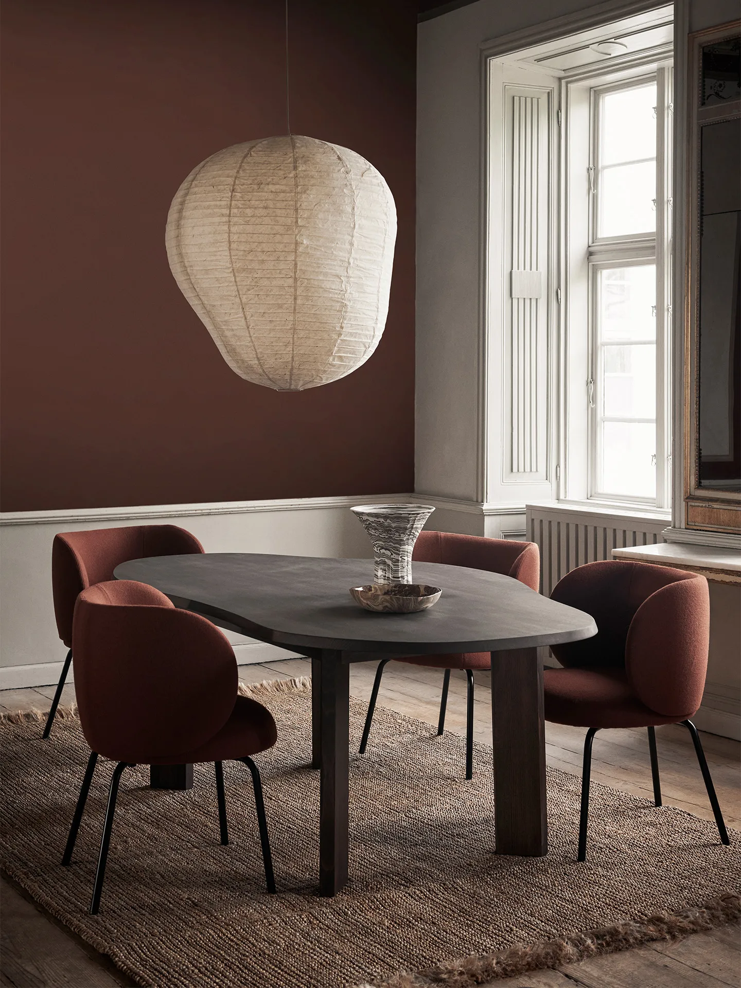 Tavolo da pranzo Tarn 118,5x220 cm, Faggio scuro macchiato Ferm Living