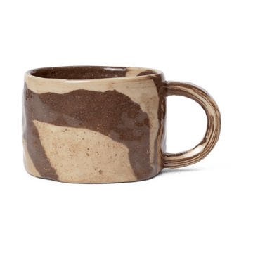 Tazza bassa Ryu 20 cl - Sabbia-marrone - Ferm Living