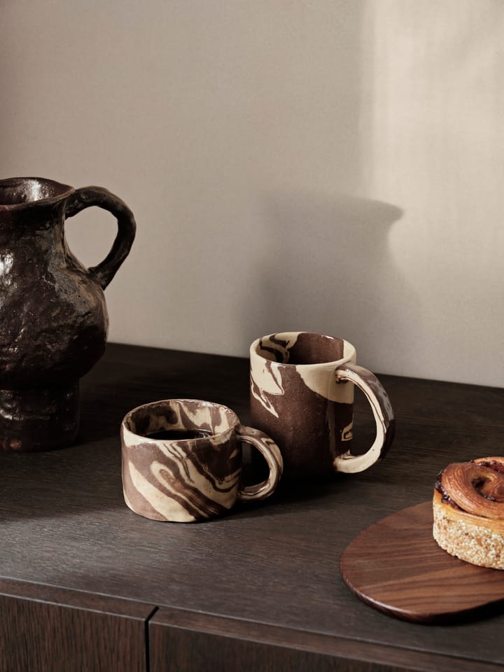 Tazza bassa Ryu 20 cl, Sabbia-marrone Ferm Living