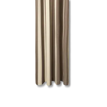 Tenda da doccia Chambray - Carob brown-parchment - Ferm Living