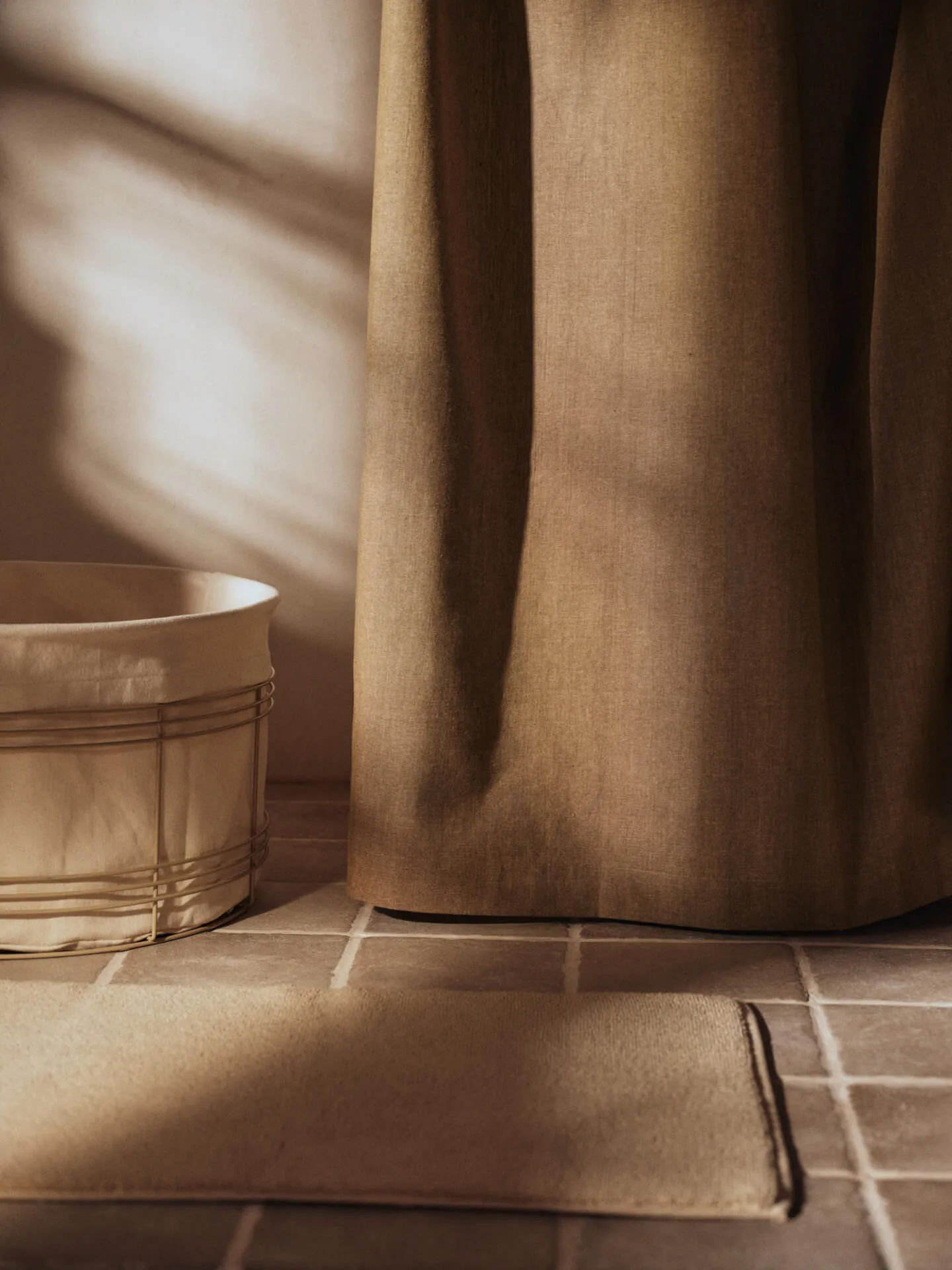 Tenda da doccia Chambray, Oliva Ferm Living