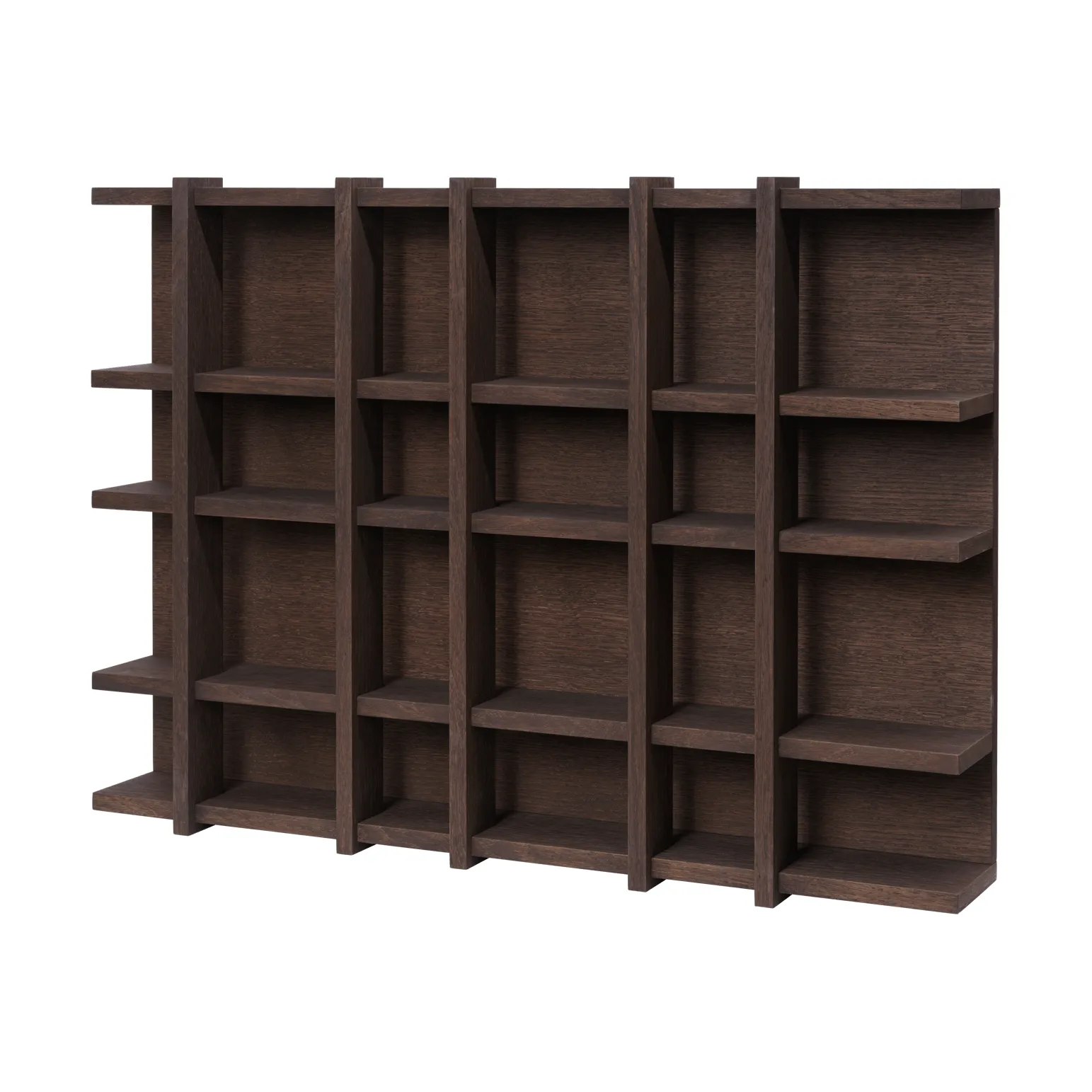 Tilem libreria, Rovere tinto scuro, 6x4 Ferm Living