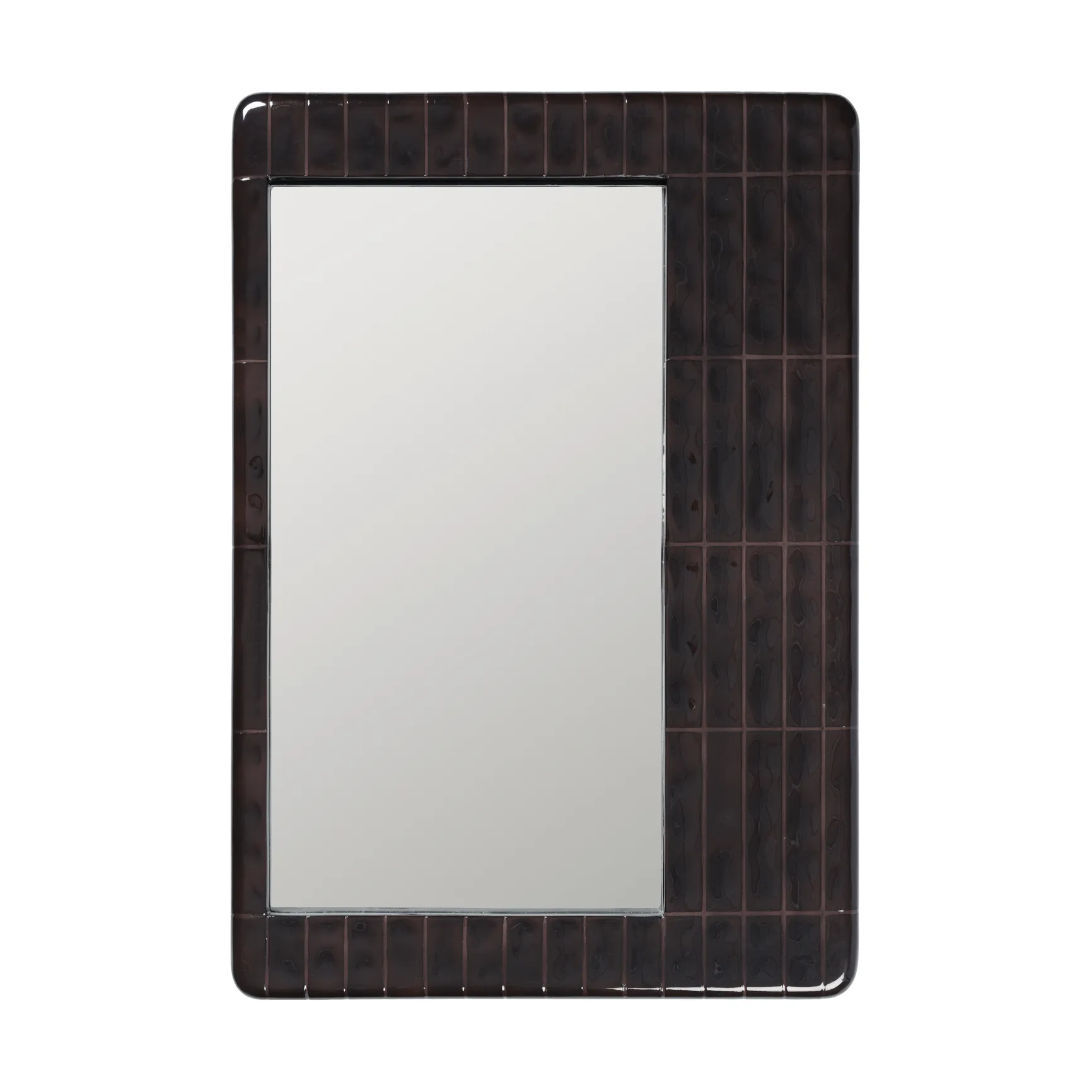 Tiling specchio, Dark chocolate, 59x85 cm Ferm Living