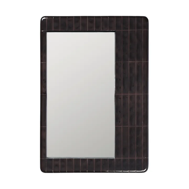 Tiling specchio - Dark chocolate, 59x85 cm - Ferm Living