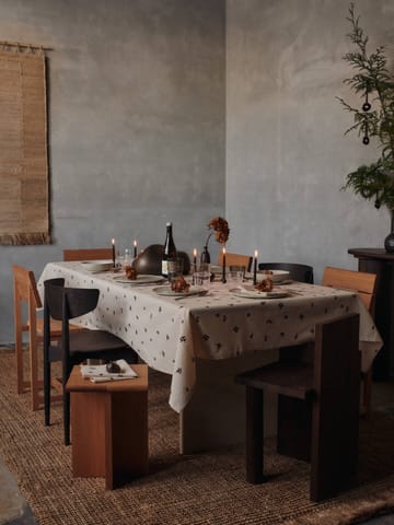 Tovaglia Baies 150x240 cm - Natural-dark chocolate - Ferm Living