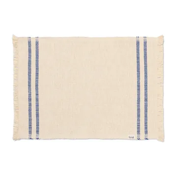 Tovaglietta Savor 38x50 cm - Off-white/Blu - Ferm Living