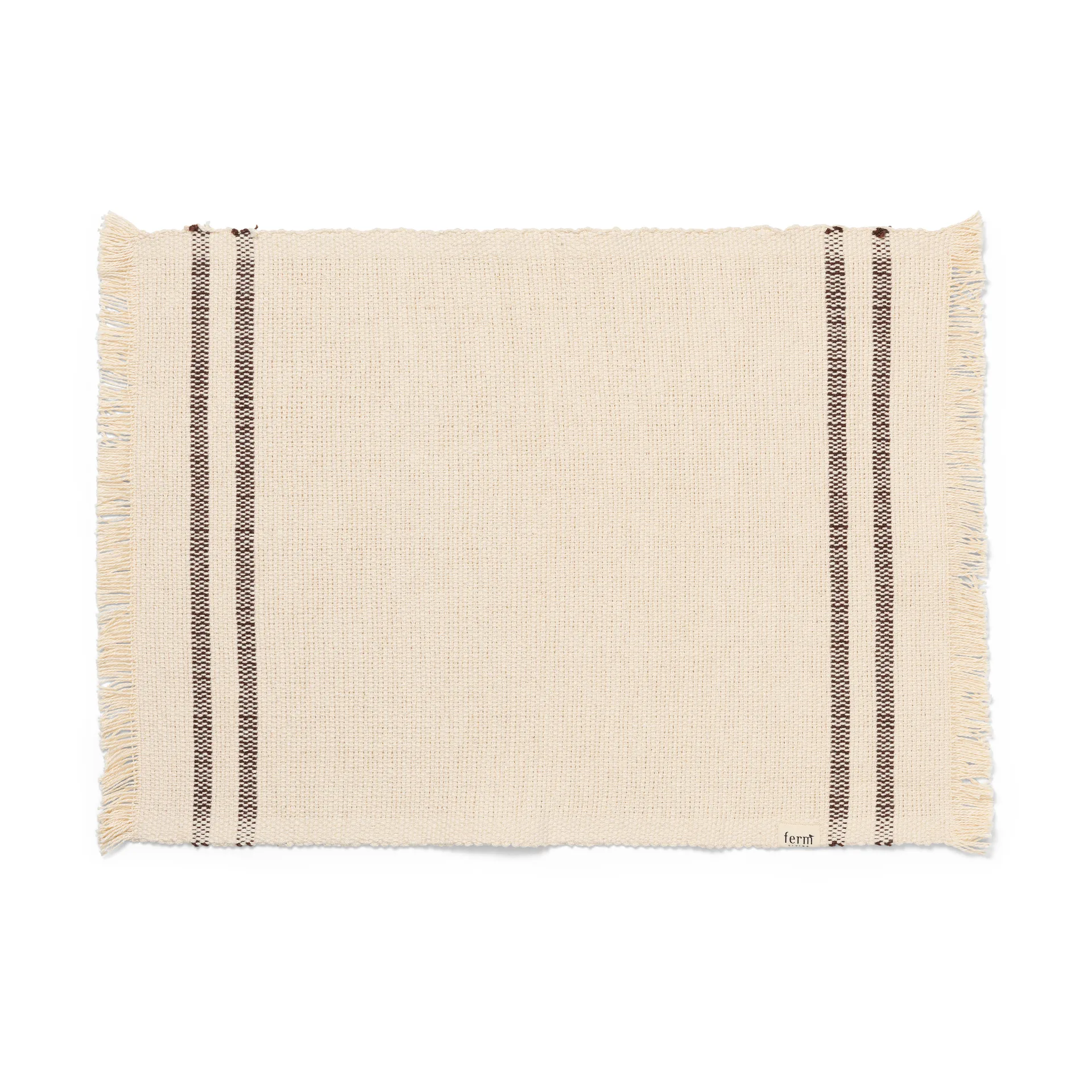 Tovaglietta Savor 38x50 cm, Off-white/Cioccolato Ferm Living