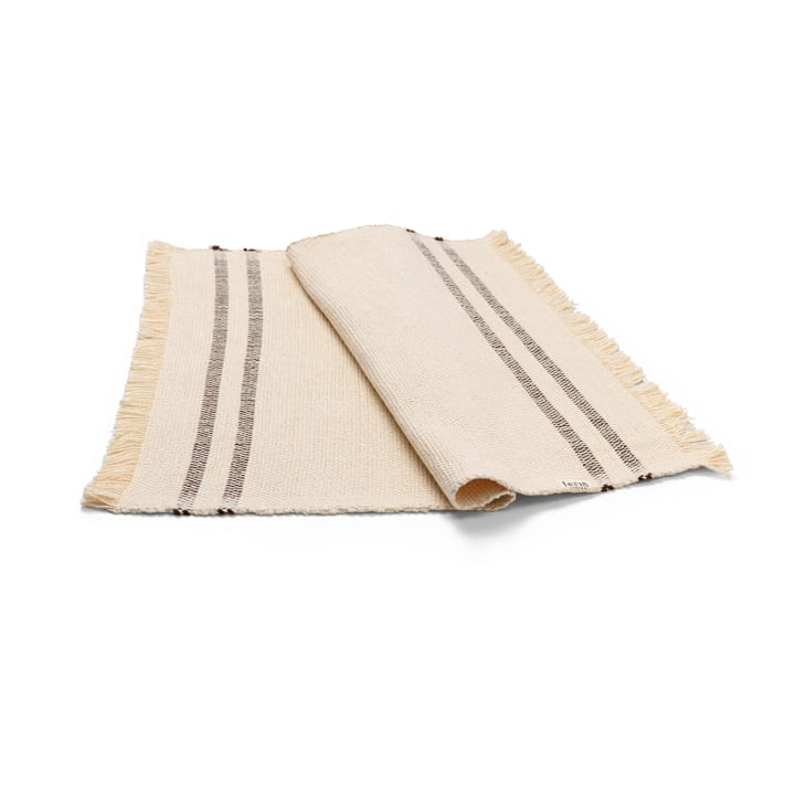 Tovaglietta Savor 38x50 cm, Off-white/Cioccolato Ferm Living