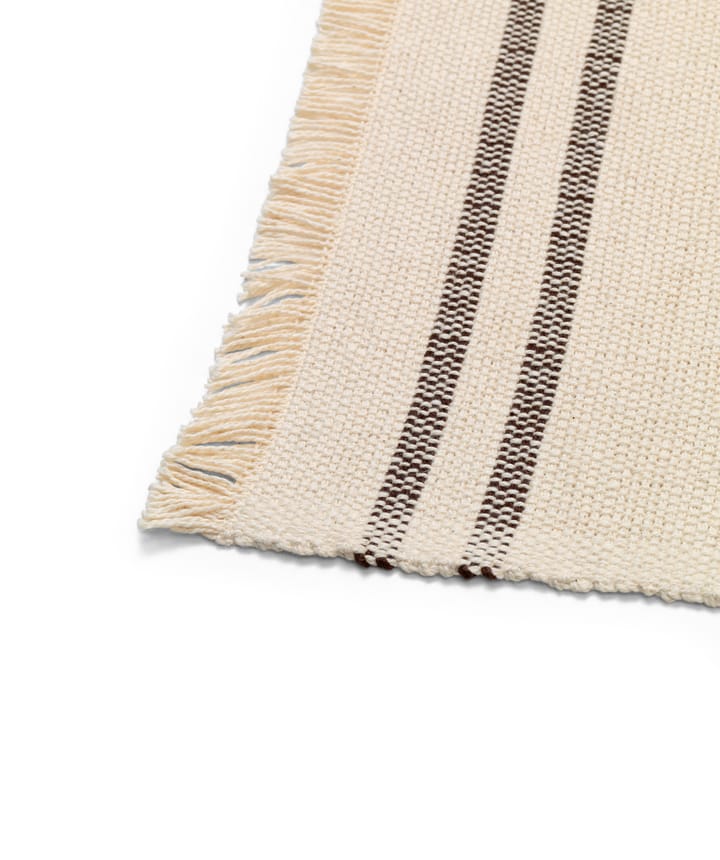 Tovaglietta Savor 38x50 cm, Off-white/Cioccolato Ferm Living