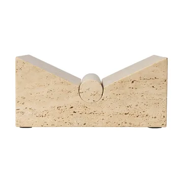 Tvara reggilibri - Travertino, 22x22 cm - Ferm Living