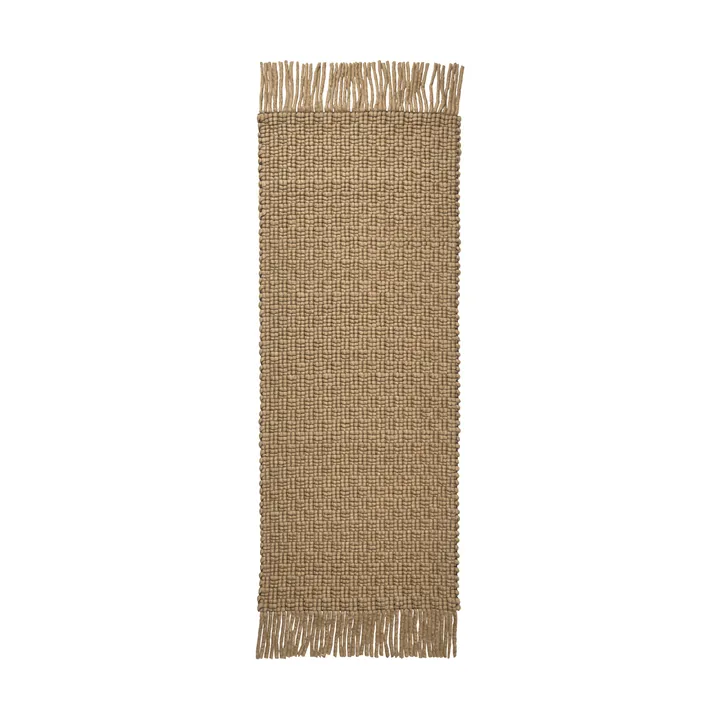 Udo tappeto - Tan-black, 80x200 cm - Ferm Living