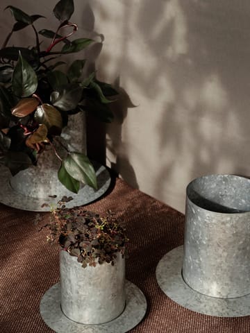 Vaso da fiori Auran medium 26,6 cm - Galvanized iron - Ferm Living