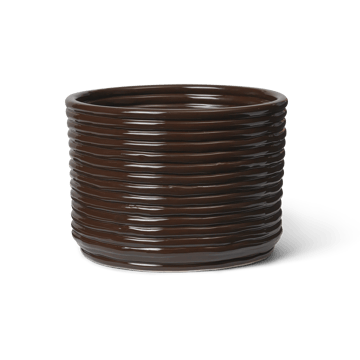 Vaso da fiori Corduroy Ø20x15 cm - Carob Brown - Ferm Living