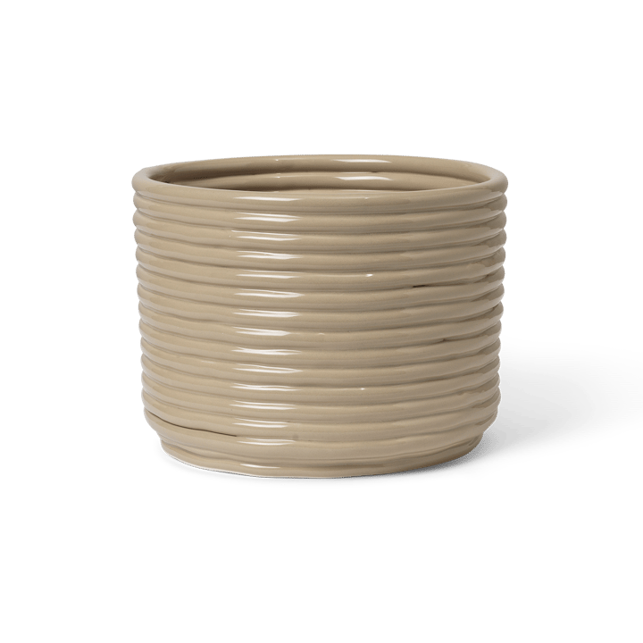 Vaso da fiori Corduroy Ø20x15 cm - Cashmere - Ferm Living