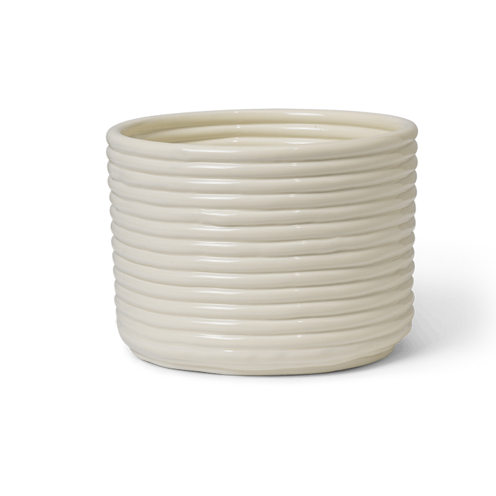 Vaso da fiori Corduroy Ø20x15 cm - Off white - Ferm Living
