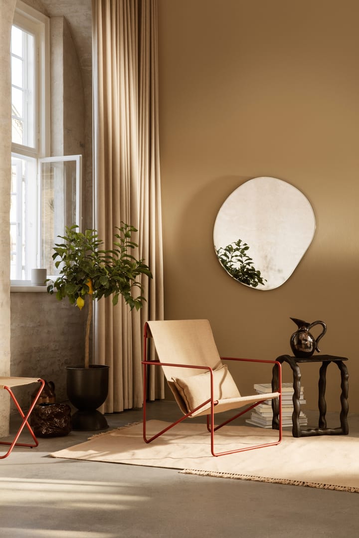 Vaso da fiori Hourglass piccolo, nero-grigio scuro Ferm Living