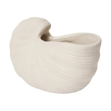 Vaso da fiori Shell - Off-white, 11x5,5x7,7 cm - Ferm Living