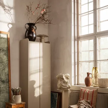 Vaso da terra Verso 49 cm - Nero-marrone - Ferm Living