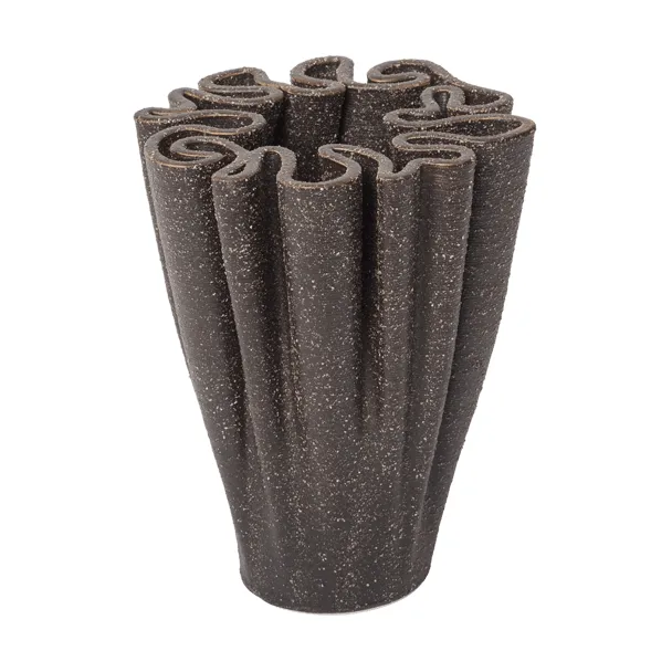 Vaso Dedali 11 cm - Marrone scuro - Ferm Living