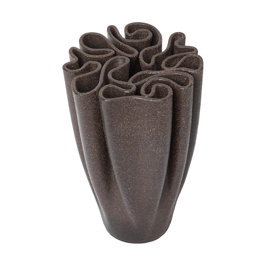 Vaso Dedali 25 cm, Marrone scuro Ferm Living