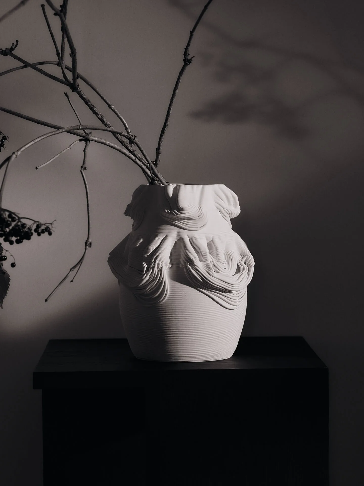 Vaso Drisca 23 cm, Off-white Ferm Living