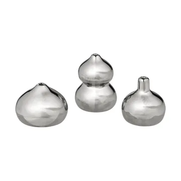 Vaso Komo set da 3 mini - Argento - Ferm Living