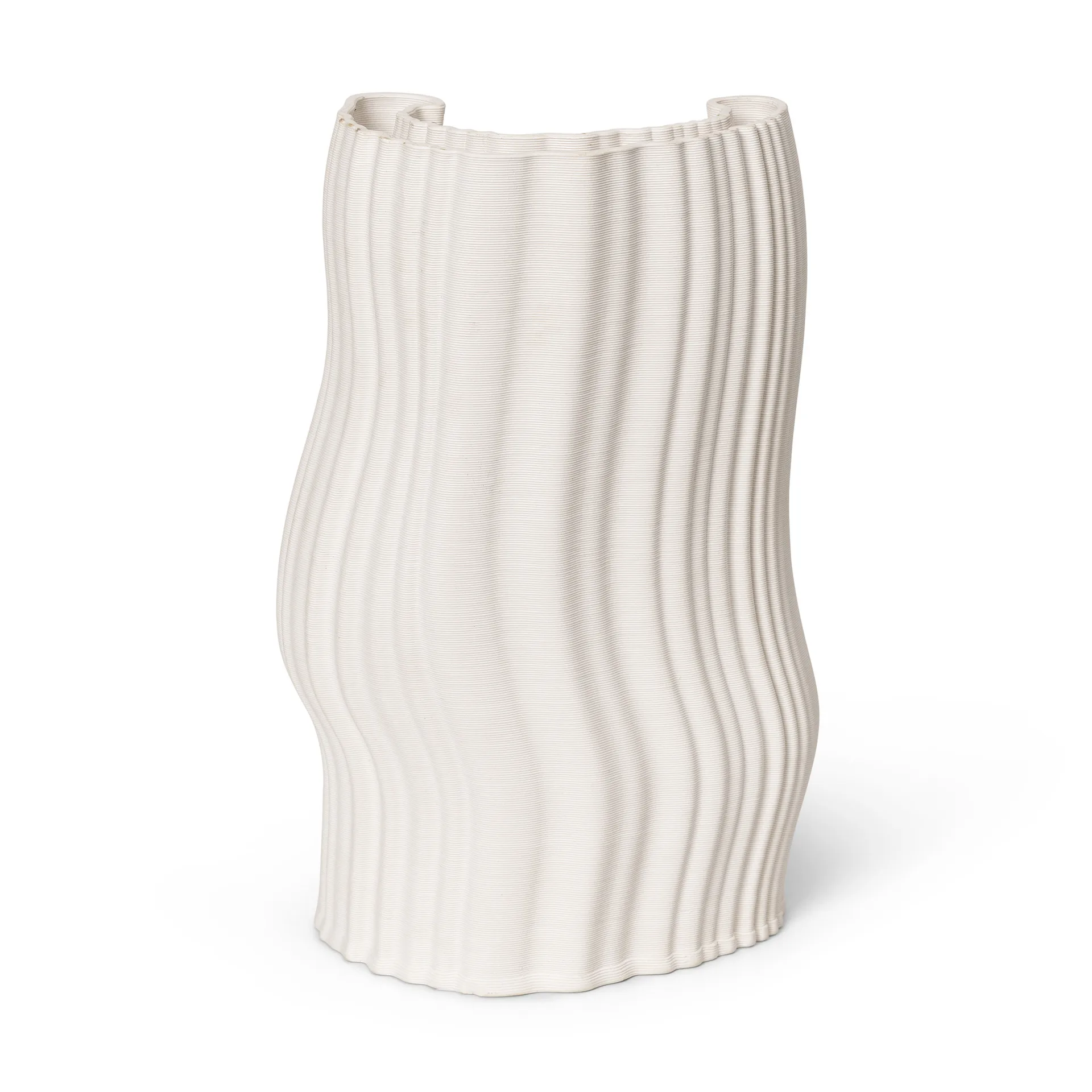 Vaso Moire 19x30 cm, Off-white Ferm Living