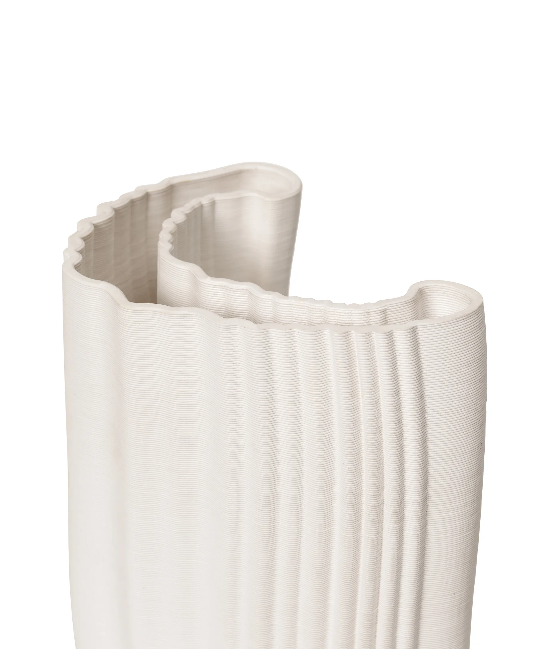 Vaso Moire 19x30 cm, Off-white Ferm Living
