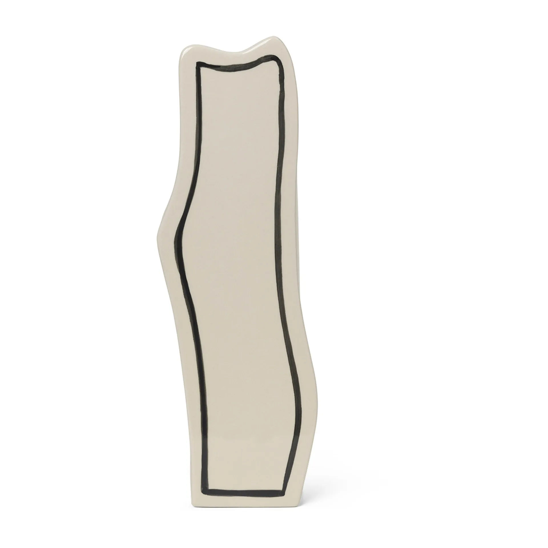 Vaso Paste slim 35 cm, Off-white Ferm Living