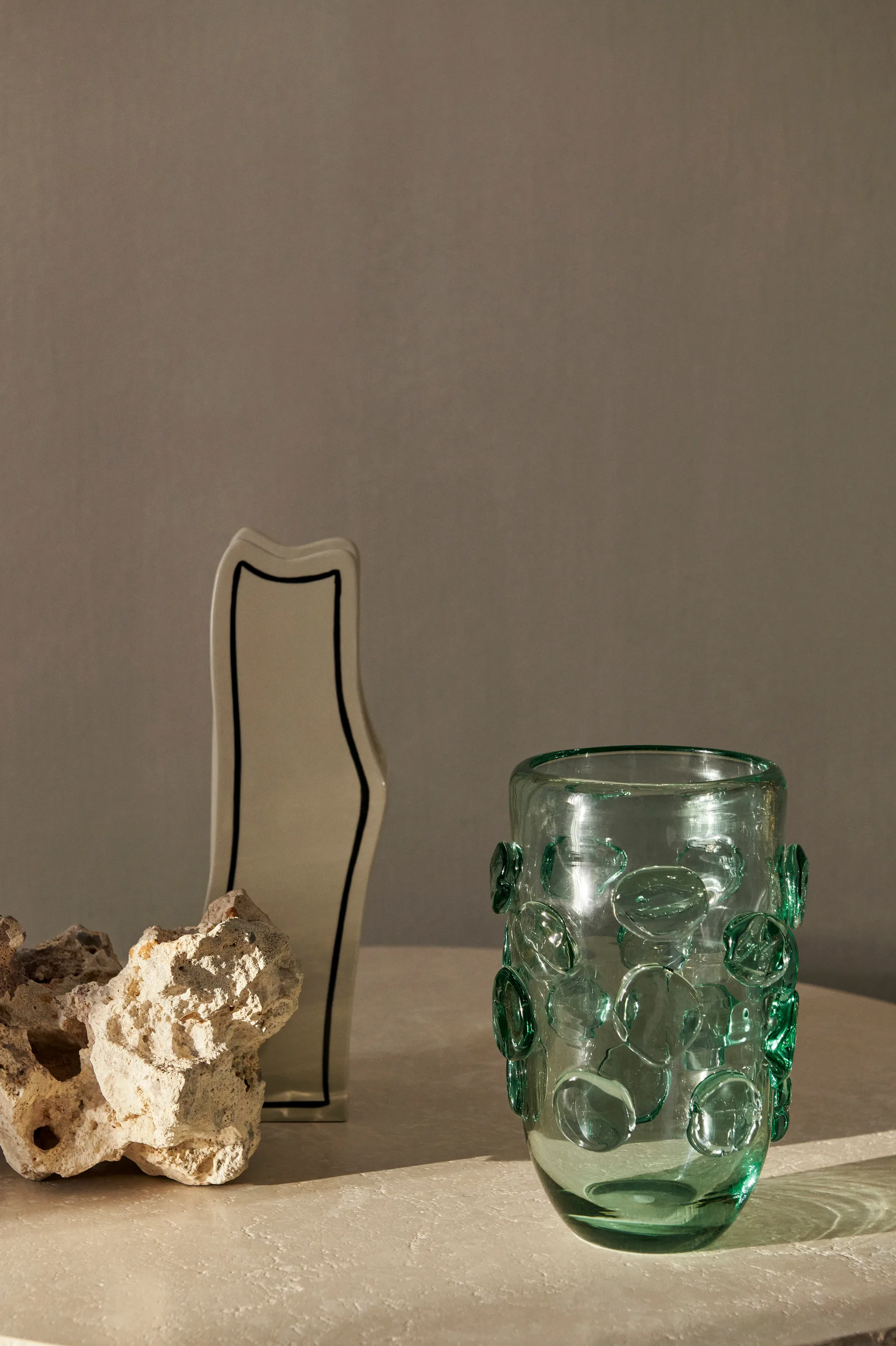 Vaso Paste slim 35 cm, Off-white Ferm Living
