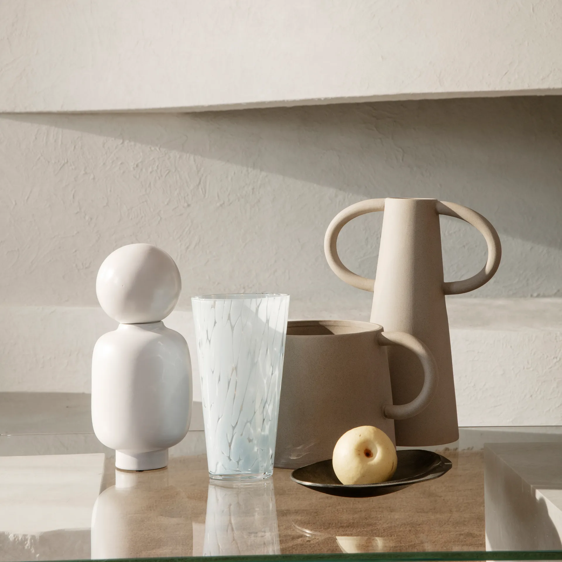 Vaso per fiori Anse, naturale Ferm Living
