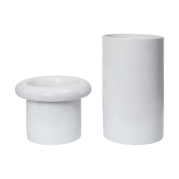 Vaso Rollo Ø31x46 cm - Bianco - Ferm Living