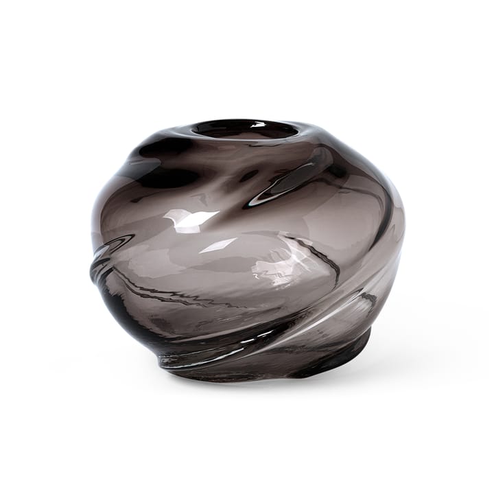 Vaso rotondo Water Swirl Ø 21 cm - Smoked Grey - Ferm LIVING
