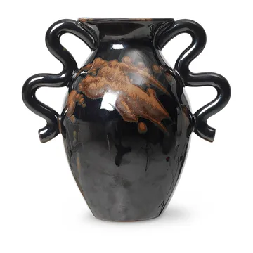 Vaso Verso 27 cm - Nero-marrone - Ferm Living
