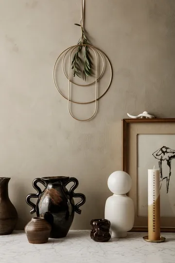 Vaso Verso 27 cm - Nero-marrone - Ferm Living