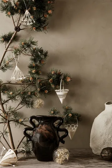 Vaso Verso 27 cm - Nero-marrone - Ferm Living