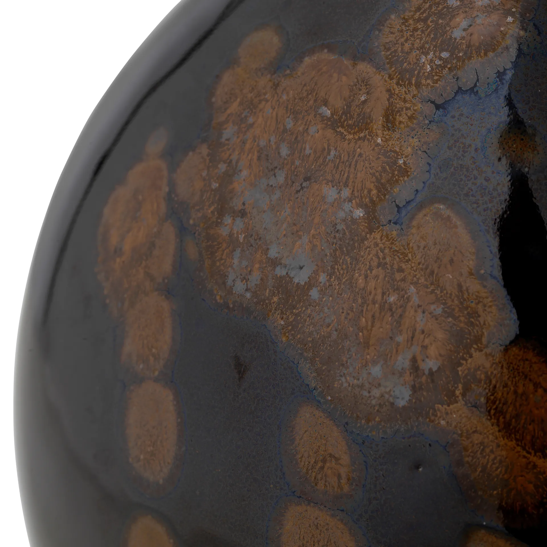 Vaso Verso, nero-marrone Ferm Living