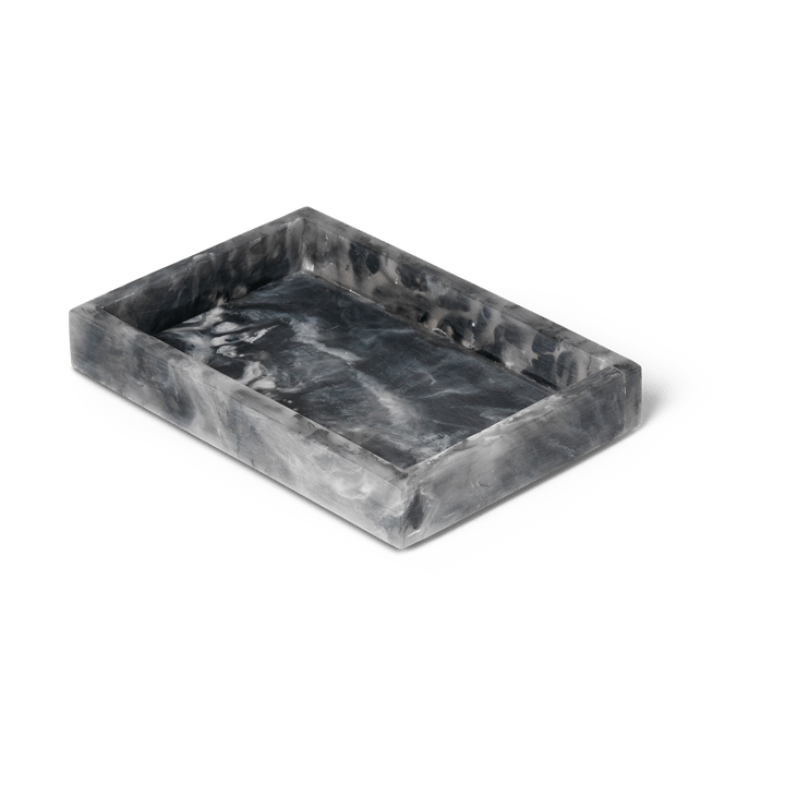 Vassoio decorativo Mist 10x15 cm - Charcoal - Ferm Living