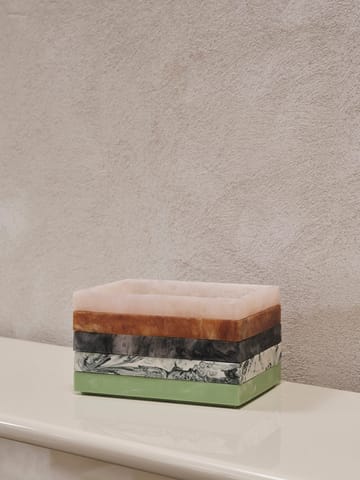 Vassoio decorativo Mist 10x15 cm - Charcoal - Ferm Living