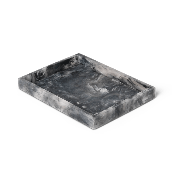 Vassoio decorativo Mist 15x20 cm - Charcoal - Ferm Living