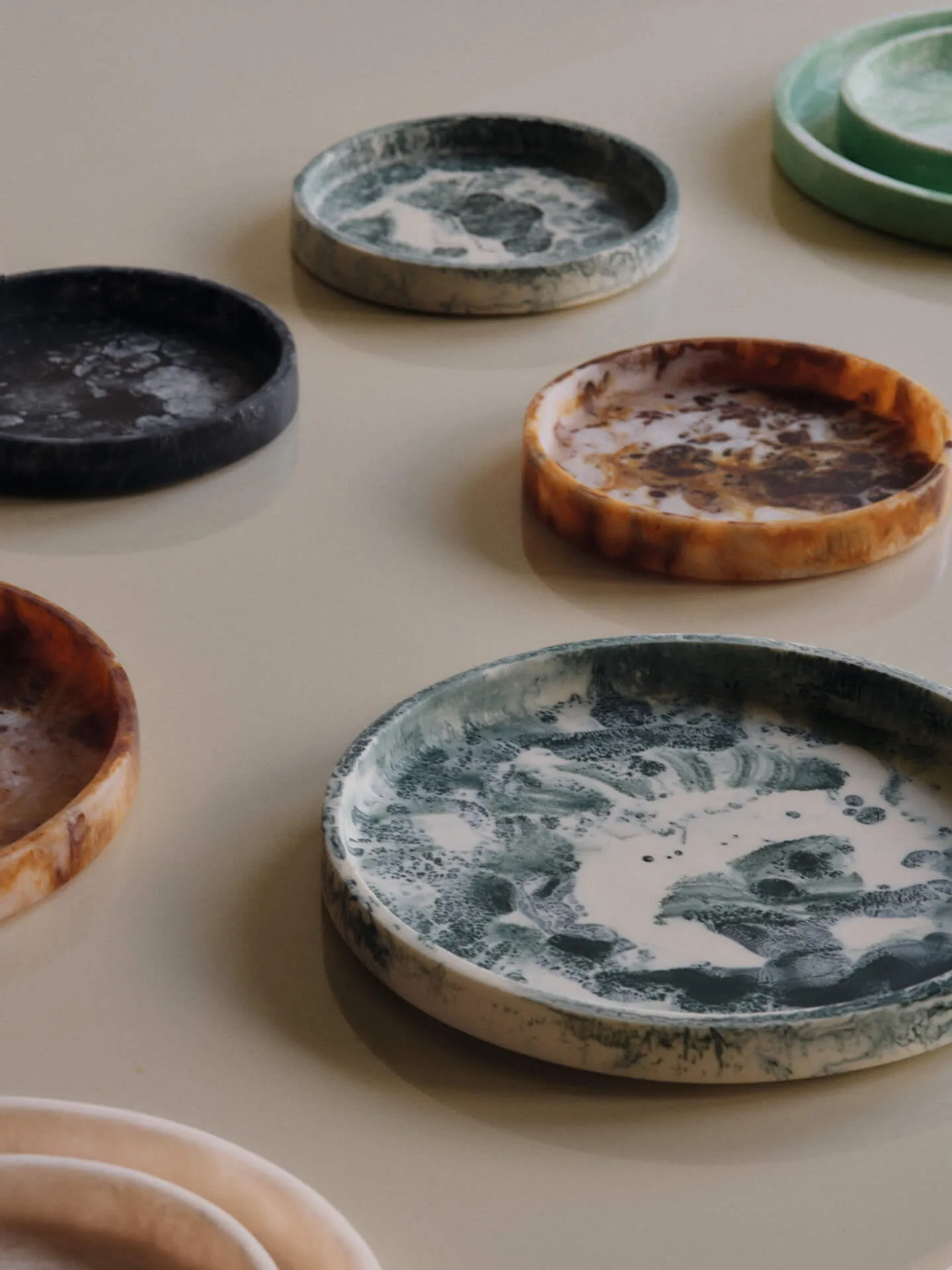 Vassoio decorativo Mist Ø20 cm, Sugar Kelp Ferm Living