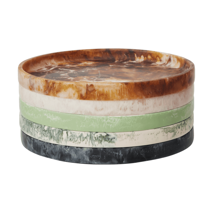 Vassoio decorativo Mist Ø30 cm, Emerald-off-white Ferm Living